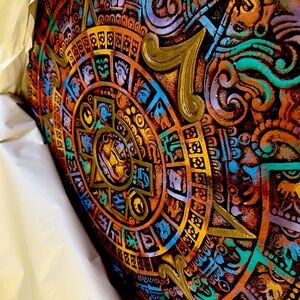 Vibrant Aztec Wall Art Decor